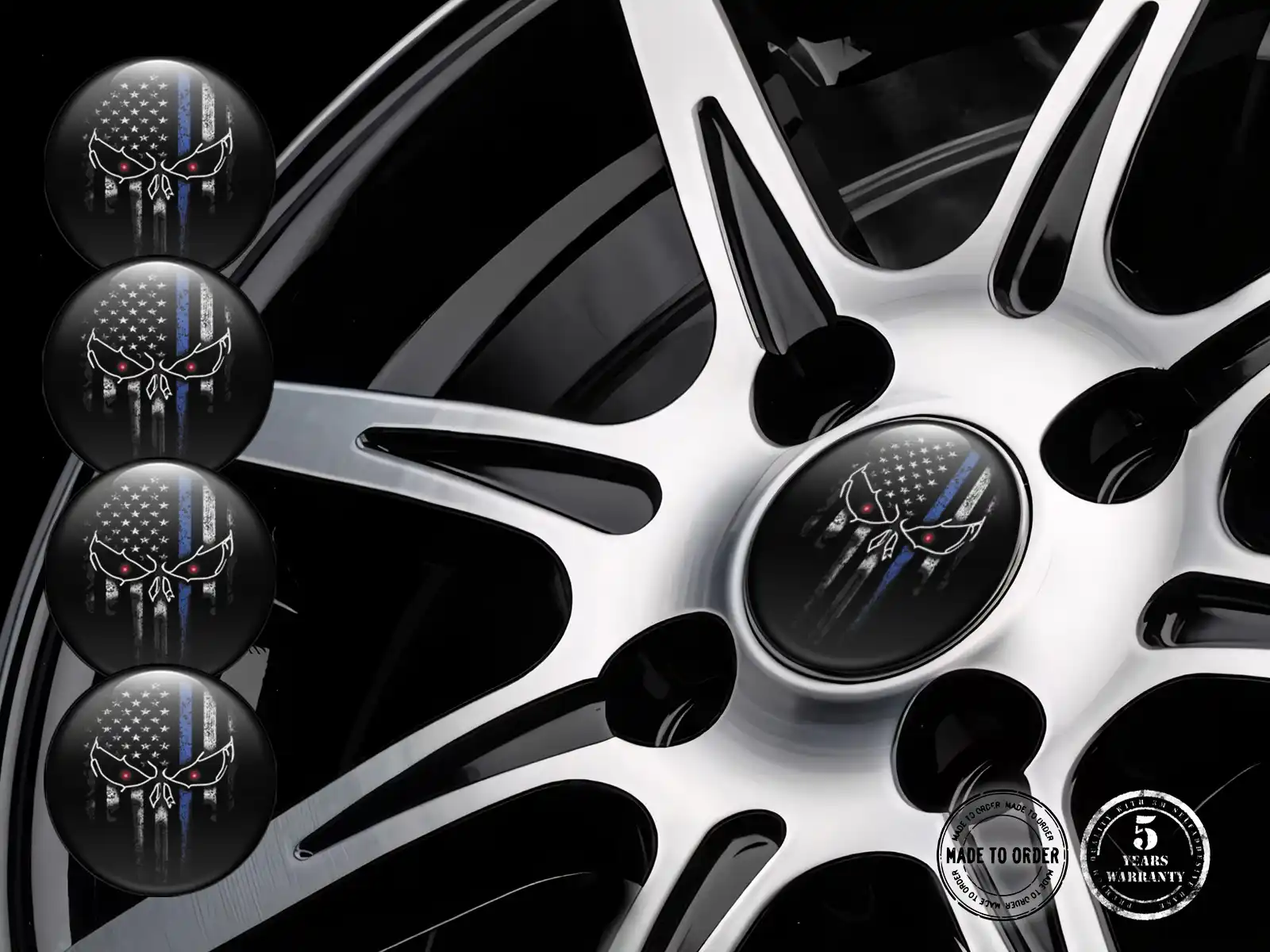 Custom Dome Stickers Radiant Racing Acceleration